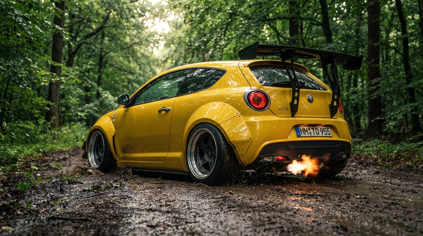 アルファロメオ ミト 955(2009-2018) ホイール・タイヤサイズ表｜純正〜インチアップ〜ツライチ カルチャー