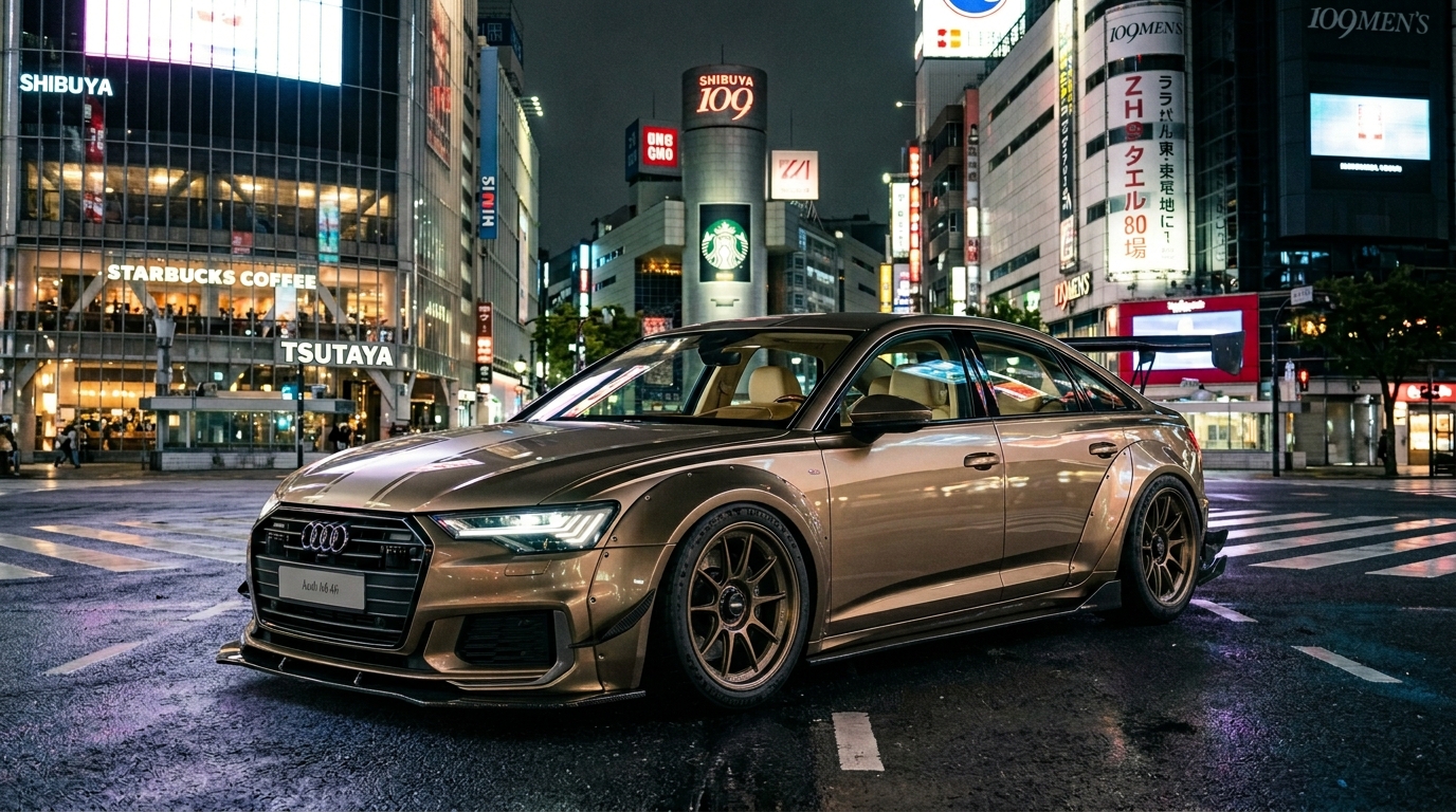 アウディ A6_5代目_4K_2019-(5代目 (2019-)) ホイール・タイヤサイズ表｜純正〜インチアップ〜ツライチ カルチャー