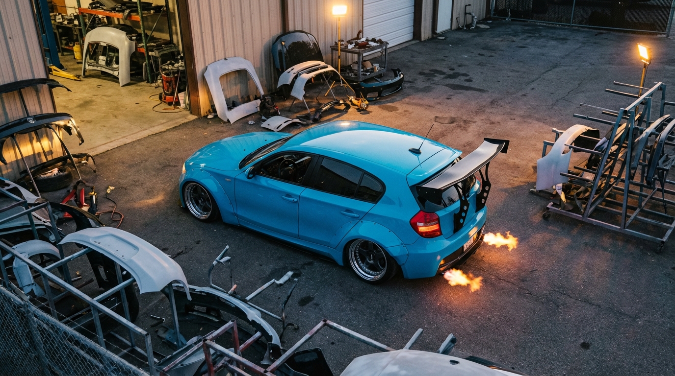 BMW 1シリーズ(E87) ホイール・タイヤサイズ表｜純正〜インチアップ〜ツライチ アクション