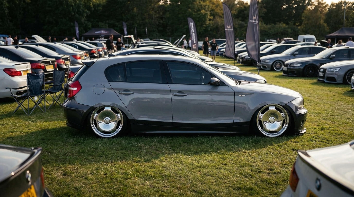 BMW 1シリーズ(E87) ホイール・タイヤサイズ表｜純正〜インチアップ〜ツライチ カルチャー