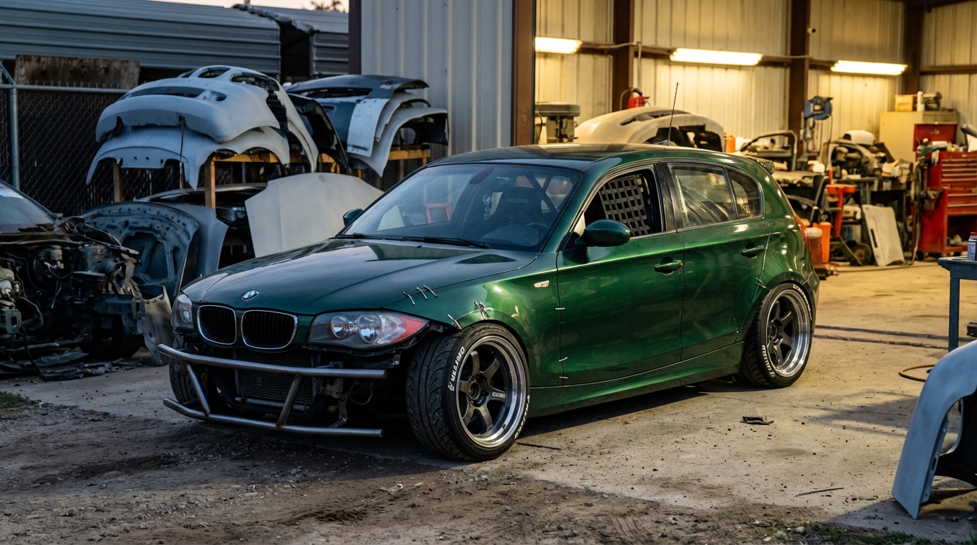 BMW 1シリーズ(E87) ホイール・タイヤサイズ表｜純正〜インチアップ〜ツライチ スタンス限界