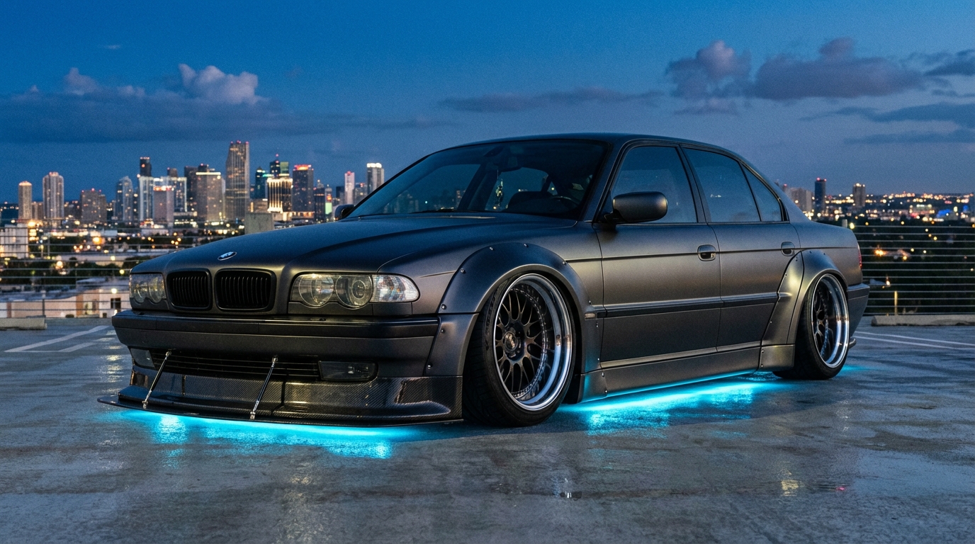 BMW 7シリーズ(E38) ホイール・タイヤサイズ表｜純正〜インチアップ〜ツライチ アクション