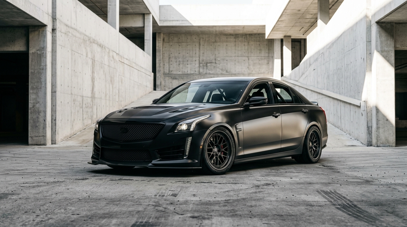 キャデラック CTS-V(3代目 (2016-2019)) ホイール・タイヤサイズ表｜純正〜インチアップ〜ツライチ ディテール