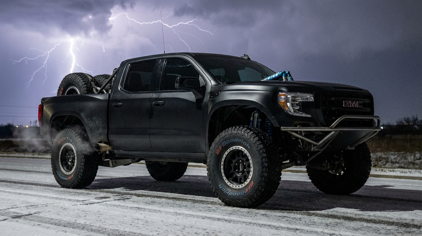 GMC シエラ1500(2019-) ホイール・タイヤサイズ表｜純正〜インチアップ〜ツライチ スタンス限界