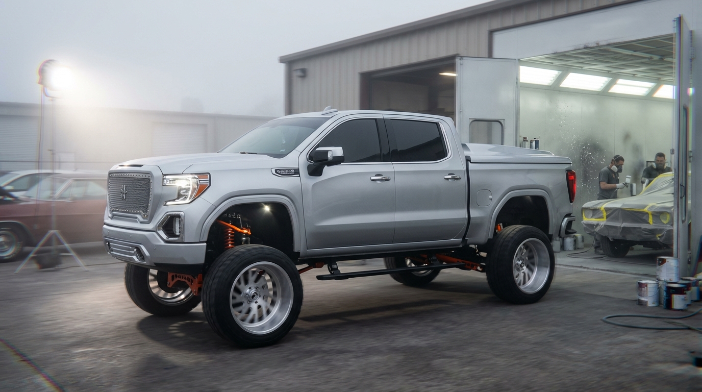 GMC シエラ1500(2019-) ホイール・タイヤサイズ表｜純正〜インチアップ〜ツライチ シネマティック