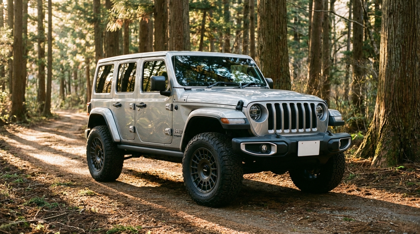 ジープ ラングラー (JL 18-現行) 大地を掴む足元の真実｜タイヤ＆ホイール【PCD 5×127】 アクション