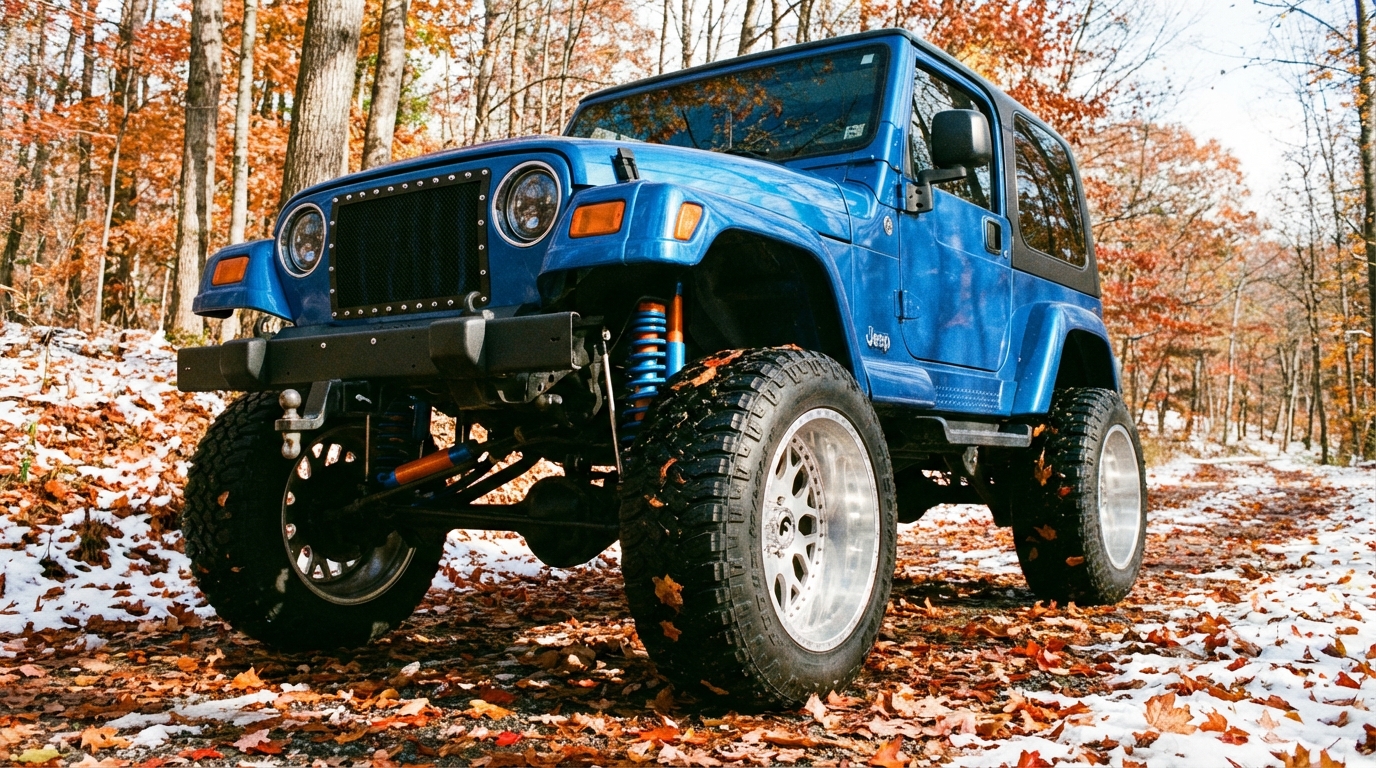 ジープ ラングラー(TJ) ホイール・タイヤサイズ表｜純正〜インチアップ〜ツライチ アクション