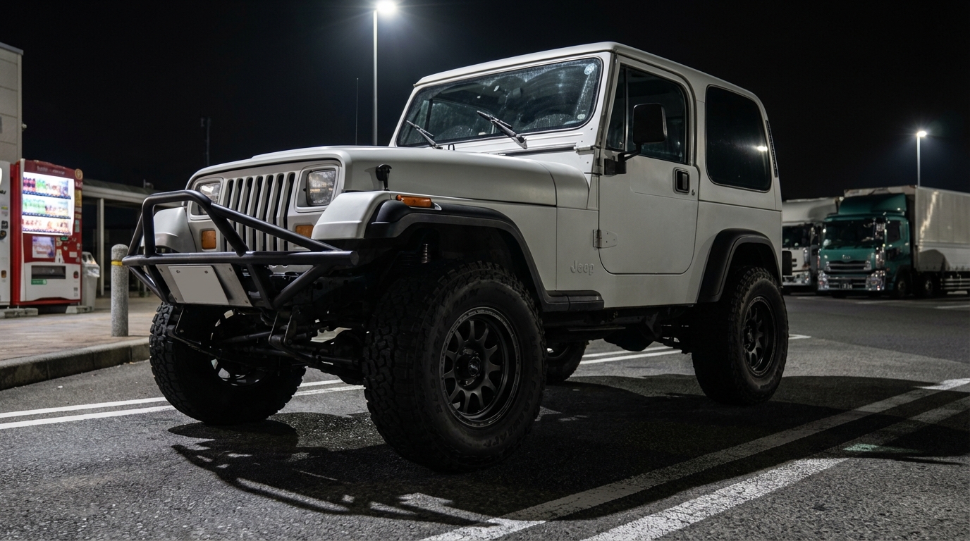 ジープ ラングラー(YJ) ホイール・タイヤサイズ表｜純正〜インチアップ〜ツライチ スタンス限界