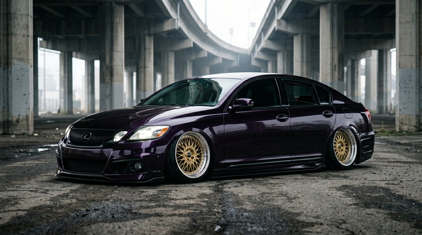 レクサス GS(3代目/S190) ホイール・タイヤサイズ表｜純正〜インチアップ〜ツライチ スタンス限界