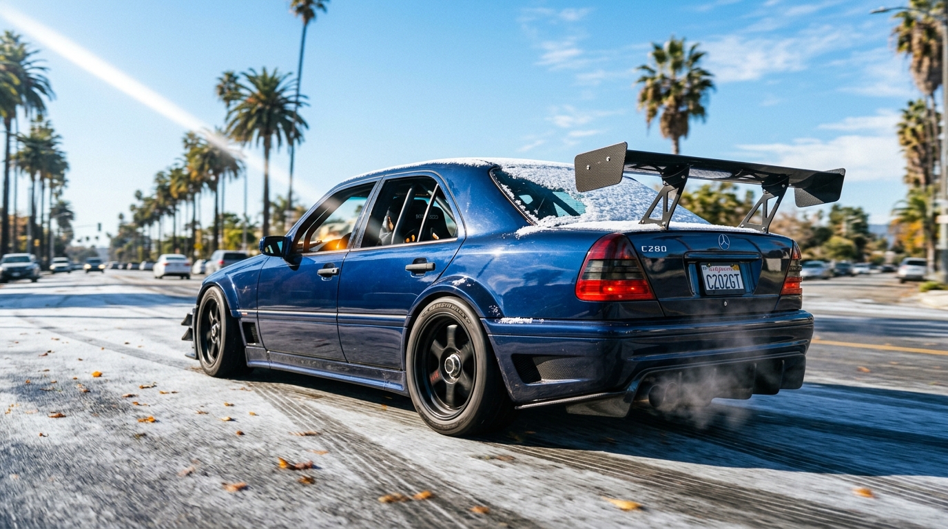 メルセデス Cクラスクーペ (C205 15-21) グリップは足元で決まる｜タイヤ＆ホイール【PCD 5×112】 スタンス限界