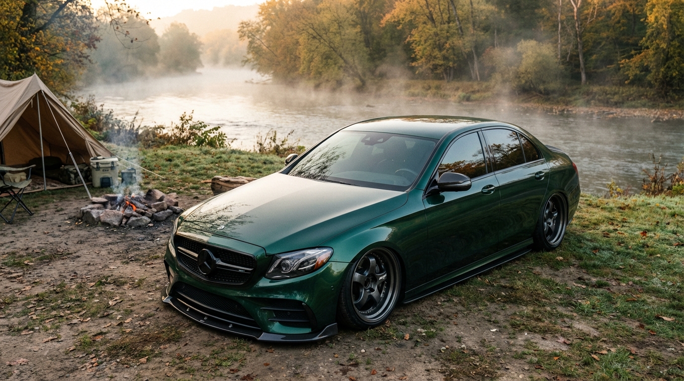 メルセデス・ベンツ Eクラス(95-02) ホイール・タイヤサイズ表｜純正〜インチアップ〜ツライチ アクション