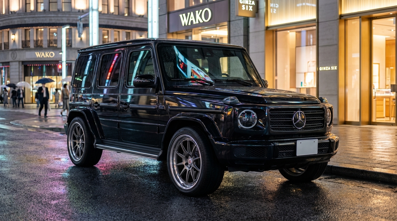 メルセデス Gクラス (W463前期 90-18) 品格ある走りの設計図｜タイヤ＆ホイール【PCD 5×130】 アクション