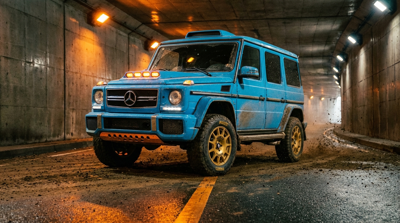 メルセデス・ベンツ Gクラス(W463後期) ホイール・タイヤサイズ表|純正〜インチアップ〜ツライチ スタンス限界