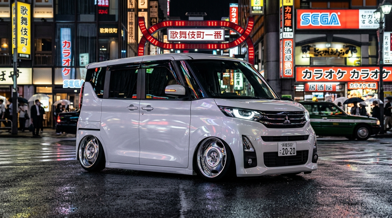 三菱 eKワゴン_3代目_B11W_2013-2019(B11W/2013-2019) ホイール・タイヤサイズ表|純正〜インチアップ〜ツライチ カルチャー