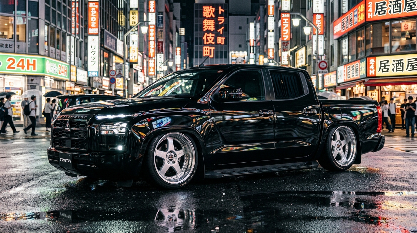 三菱 トライトン(KL1T) ホイール・タイヤサイズ表｜純正〜インチアップ〜ツライチ カルチャー
