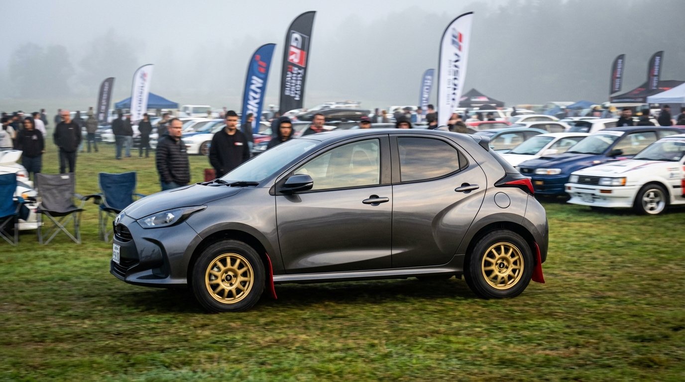 光岡 ビュート ヤリスベース(2023-) ホイール・タイヤサイズ表｜純正〜インチアップ〜ツライチ スタンス限界