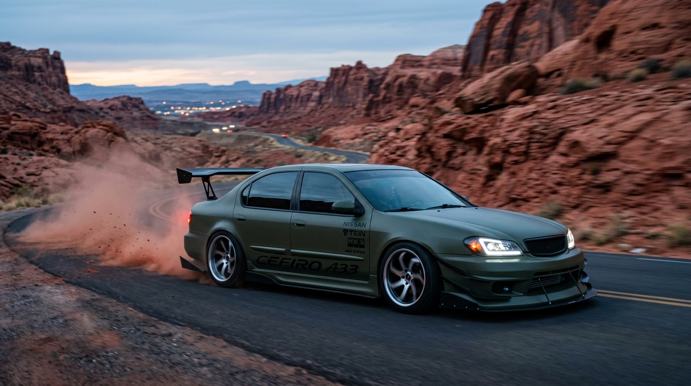 日産 マキシマ_A33_1999-2003(A33/1999-2003) ホイール・タイヤサイズ表｜純正〜インチアップ〜ツライチ アクション