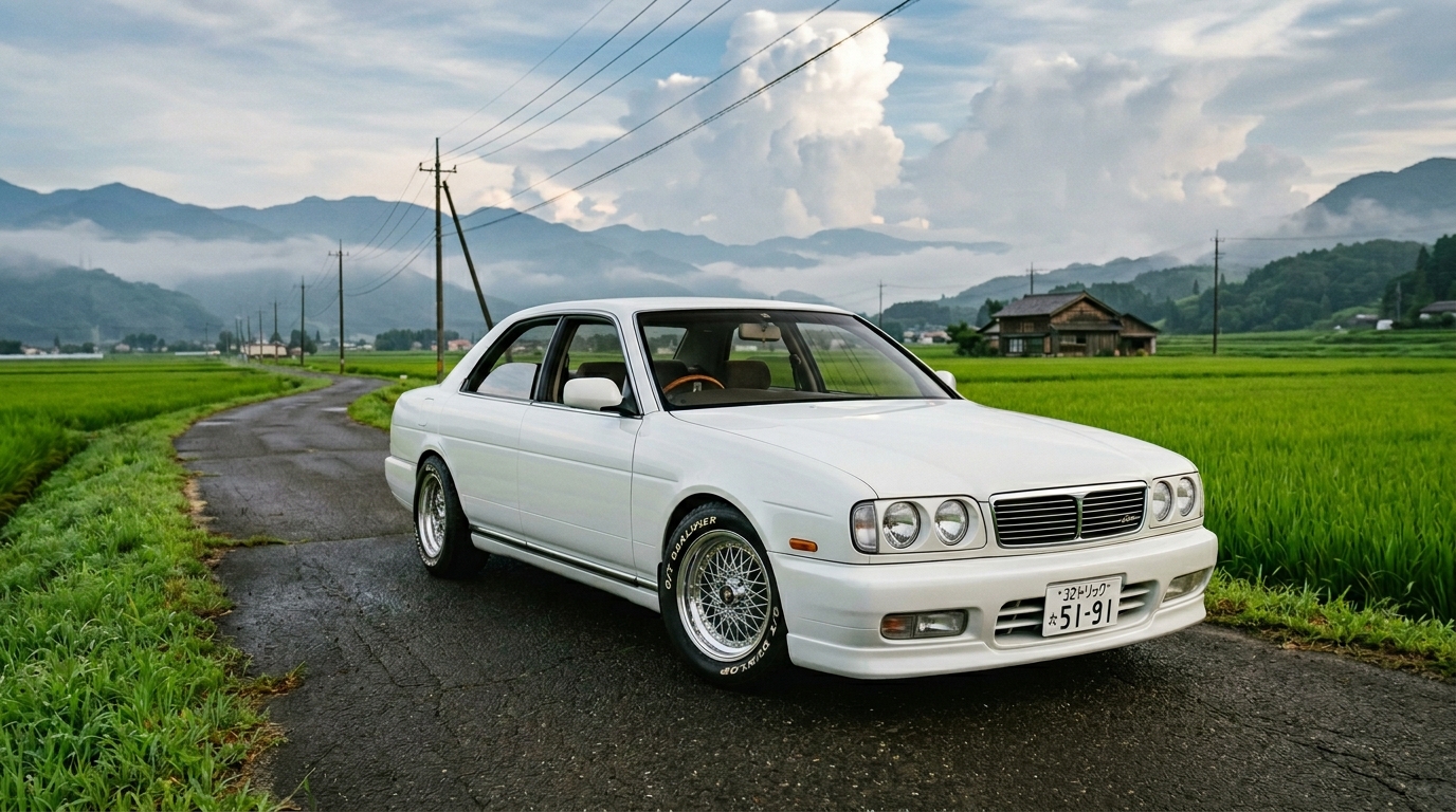 日産 セドリック_Y32_1991-1995(Y32/1991-1995) ホイール・タイヤサイズ表|純正〜インチアップ〜ツライチ スタンス限界