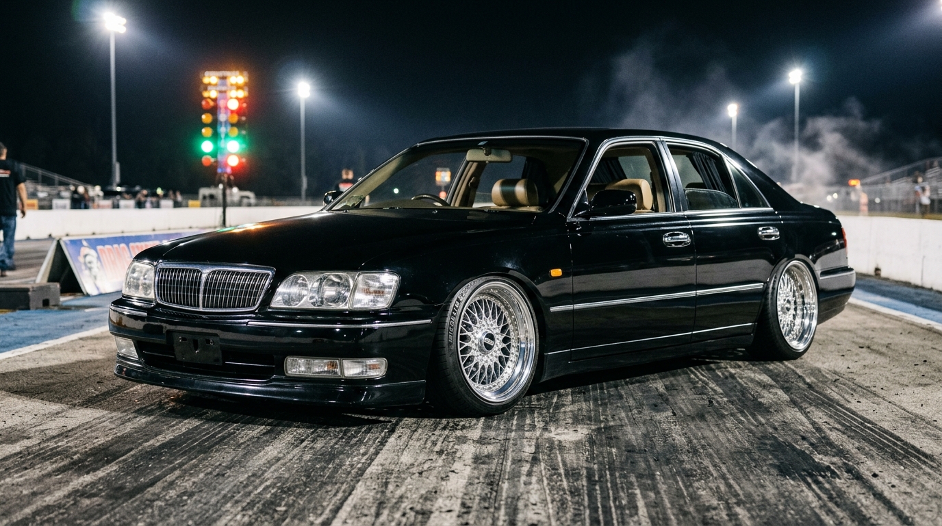 日産 シーマ(3代目/FY33) ホイール・タイヤサイズ表｜純正〜インチアップ〜ツライチ アクション