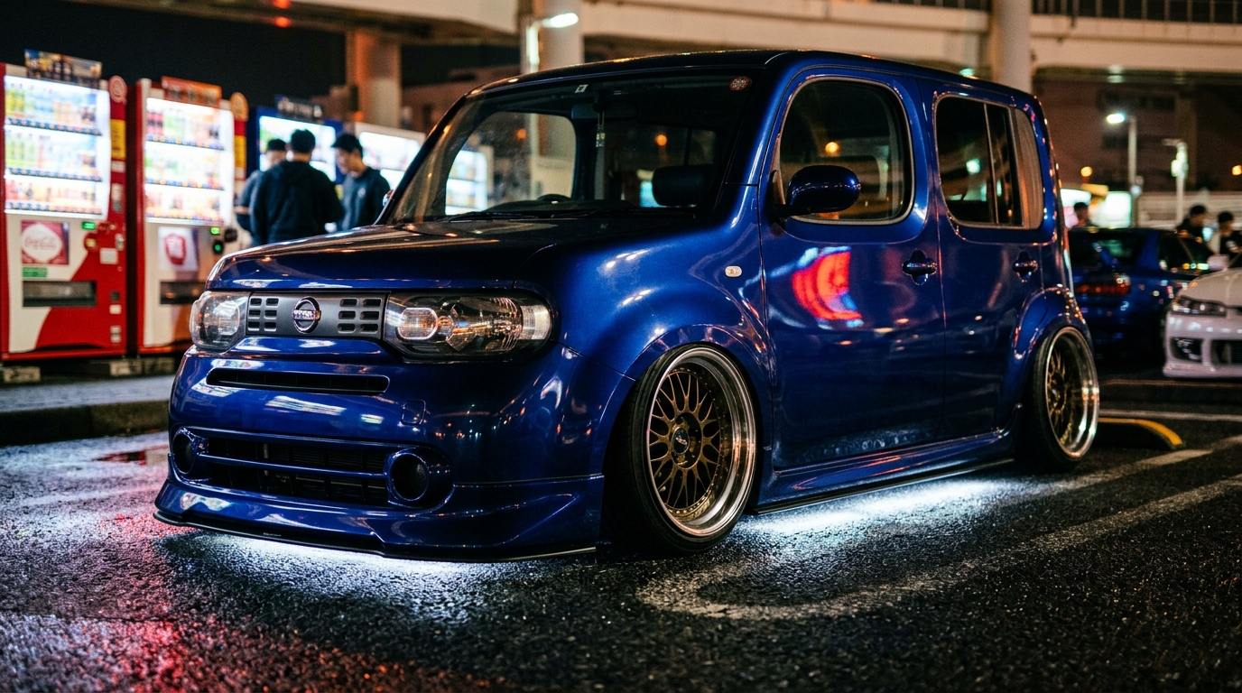 日産 キューブ_2代目_Z11_2002-2008(Z11/2002-2008) ホイール・タイヤサイズ表｜純正〜インチアップ〜ツライチ アクション