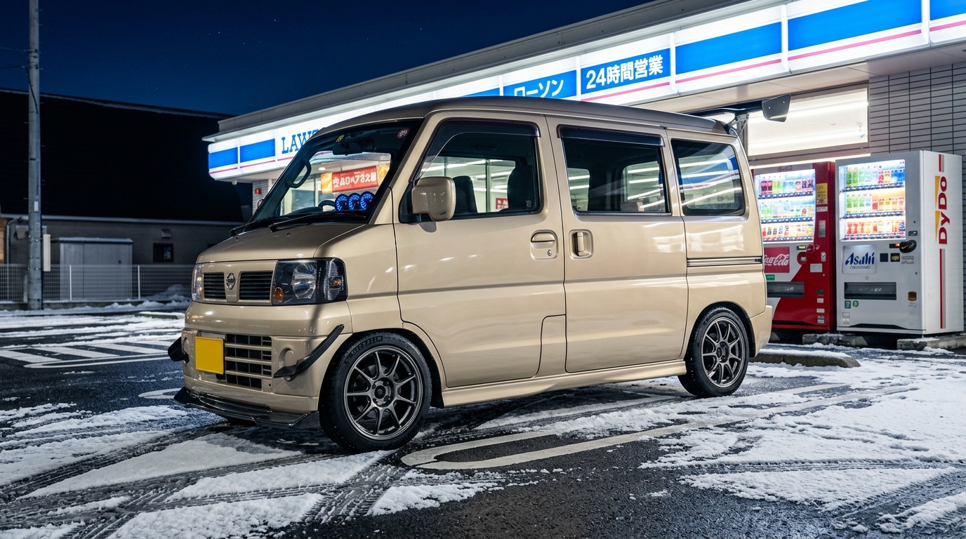 日産 クリッパーリオ(DR17W) ホイール・タイヤサイズ表｜純正〜インチアップ〜ツライチ スタンス限界