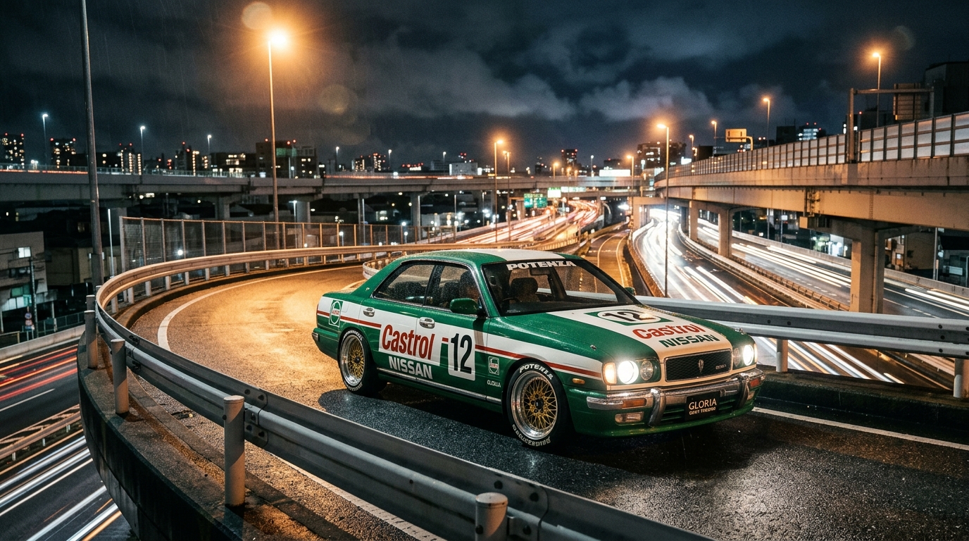 日産 グロリア(Y33) ホイール・タイヤサイズ表｜純正〜インチアップ〜ツライチ シネマティック