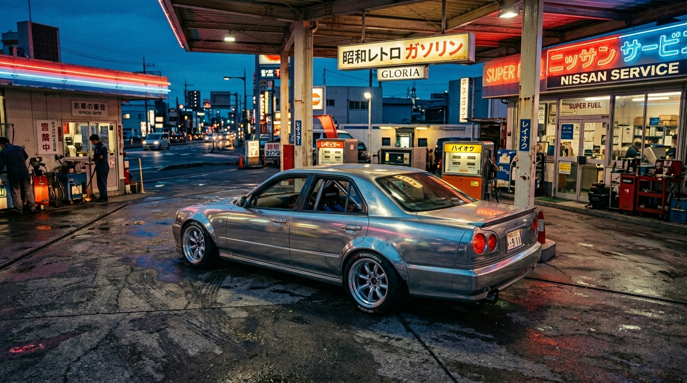 日産 グロリア(Y34) ホイール・タイヤサイズ表｜純正〜インチアップ〜ツライチ アクション