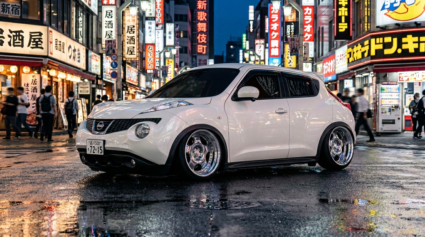 日産 ジューク(F15) ホイール・タイヤサイズ表｜純正〜インチアップ〜ツライチ カルチャー