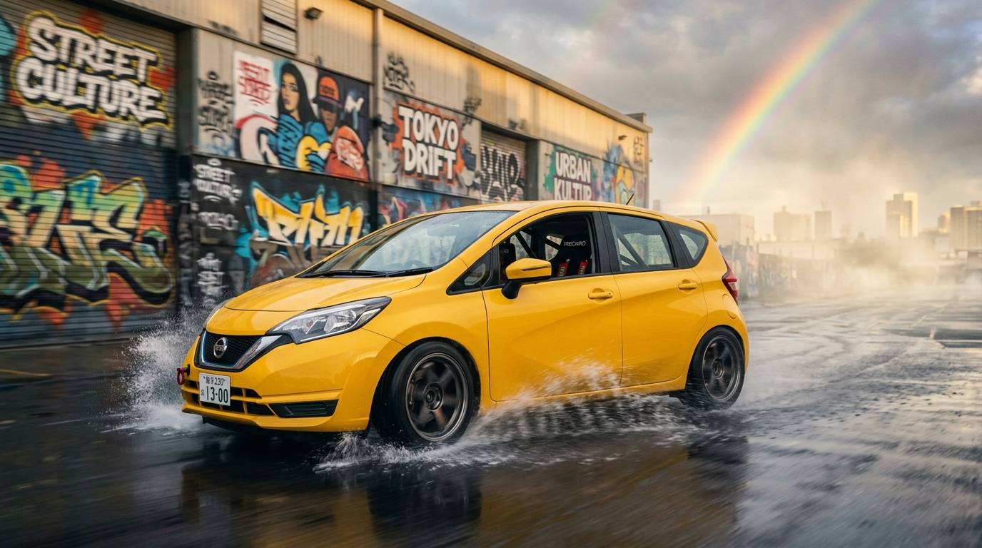 日産 ノート(E13) ホイール・タイヤサイズ表｜純正〜インチアップ〜ツライチ スタンス限界