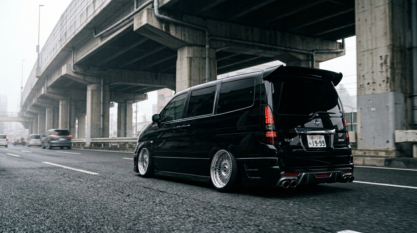 日産 セレナ(C24) ホイール・タイヤサイズ表｜純正〜インチアップ〜ツライチ ディテール