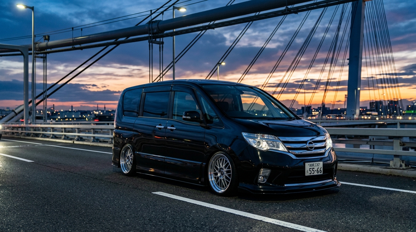 日産 セレナ(C26) ホイール・タイヤサイズ表｜純正〜インチアップ〜ツライチ ディテール