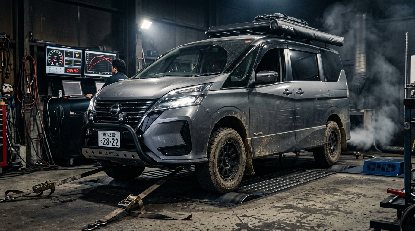 日産 セレナ(C28) ホイール・タイヤサイズ表｜純正〜インチアップ〜ツライチ スタンス限界