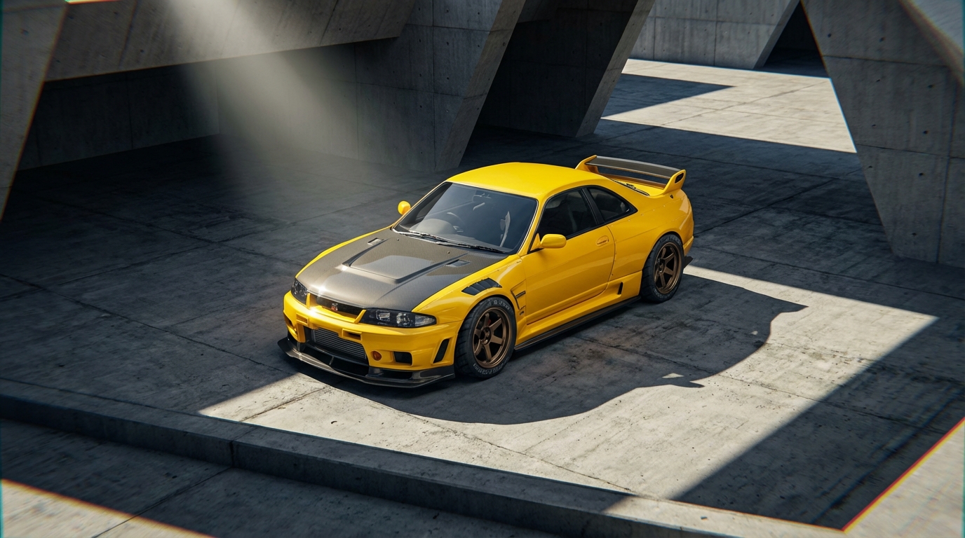 日産 スカイライン(R33) ホイール・タイヤサイズ表｜純正〜インチアップ〜ツライチ シネマティック