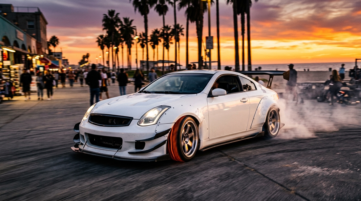 日産 スカイライン(V35) ホイール・タイヤサイズ表｜純正〜インチアップ〜ツライチ スタンス限界