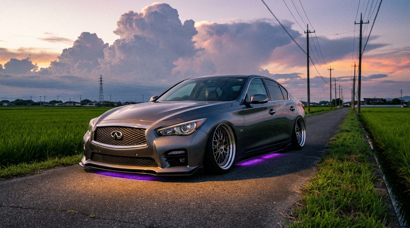 日産 スカイライン_V37_2014-(V37) ホイール・タイヤサイズ表｜純正〜インチアップ〜ツライチ カルチャー