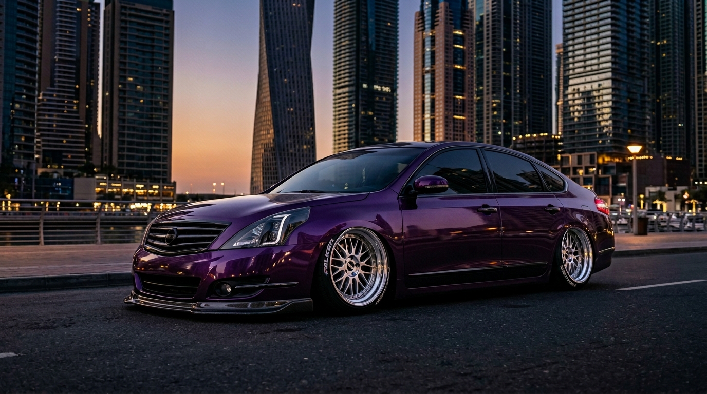 日産 ティアナ(J31) ホイール・タイヤサイズ表｜純正〜インチアップ〜ツライチ シネマティック