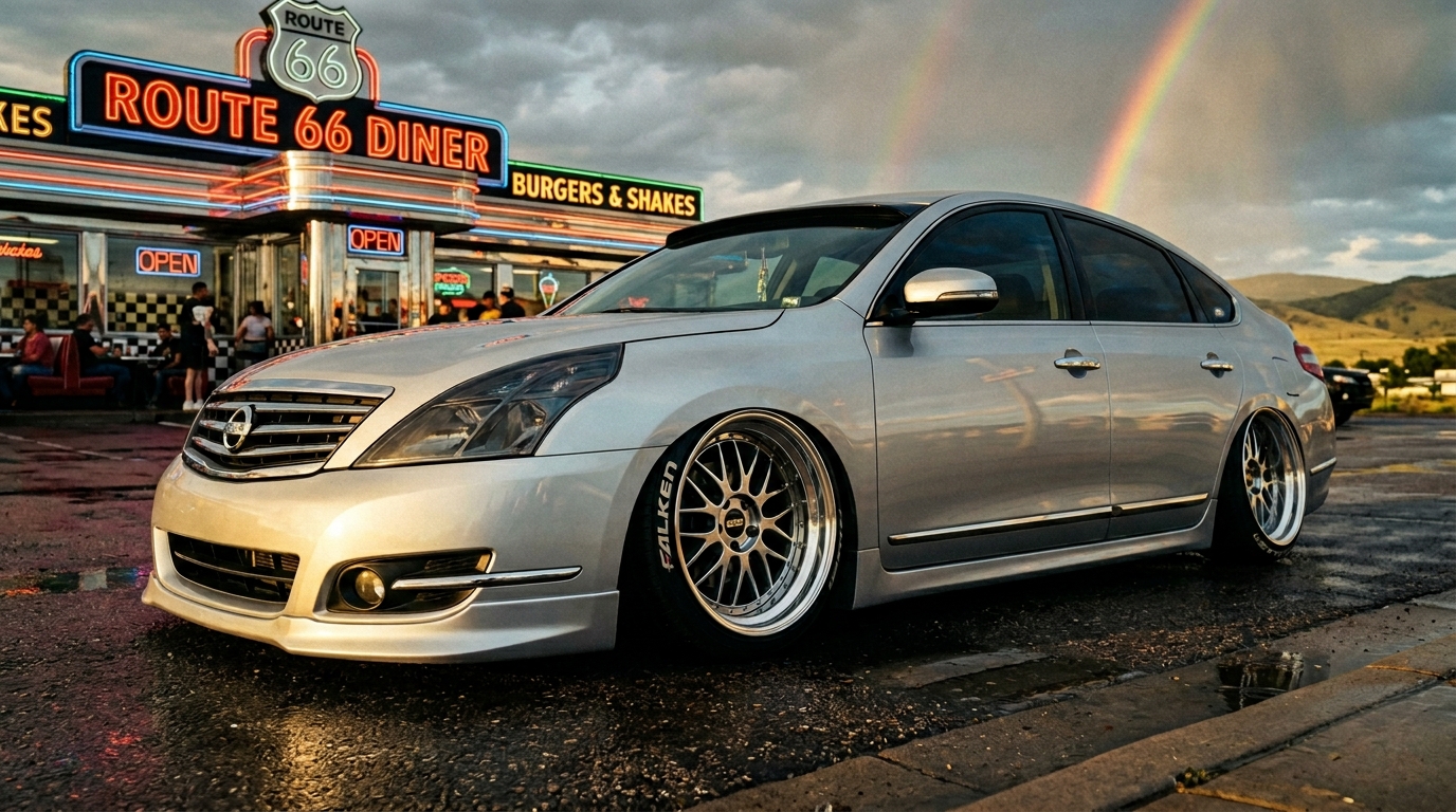 日産 ティアナ(J32) ホイール・タイヤサイズ表｜純正〜インチアップ〜ツライチ スタンス限界