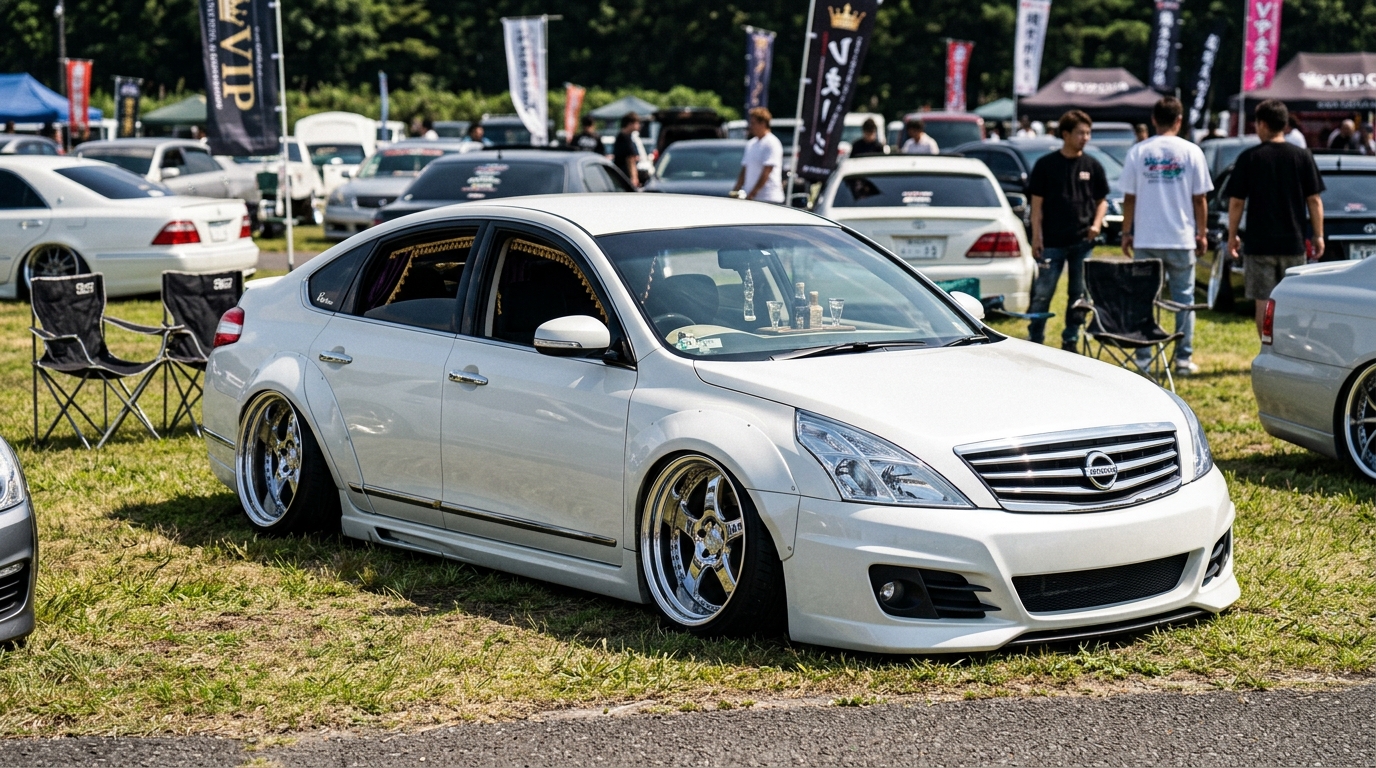 日産 ティアナ(J32) ホイール・タイヤサイズ表｜純正〜インチアップ〜ツライチ シネマティック