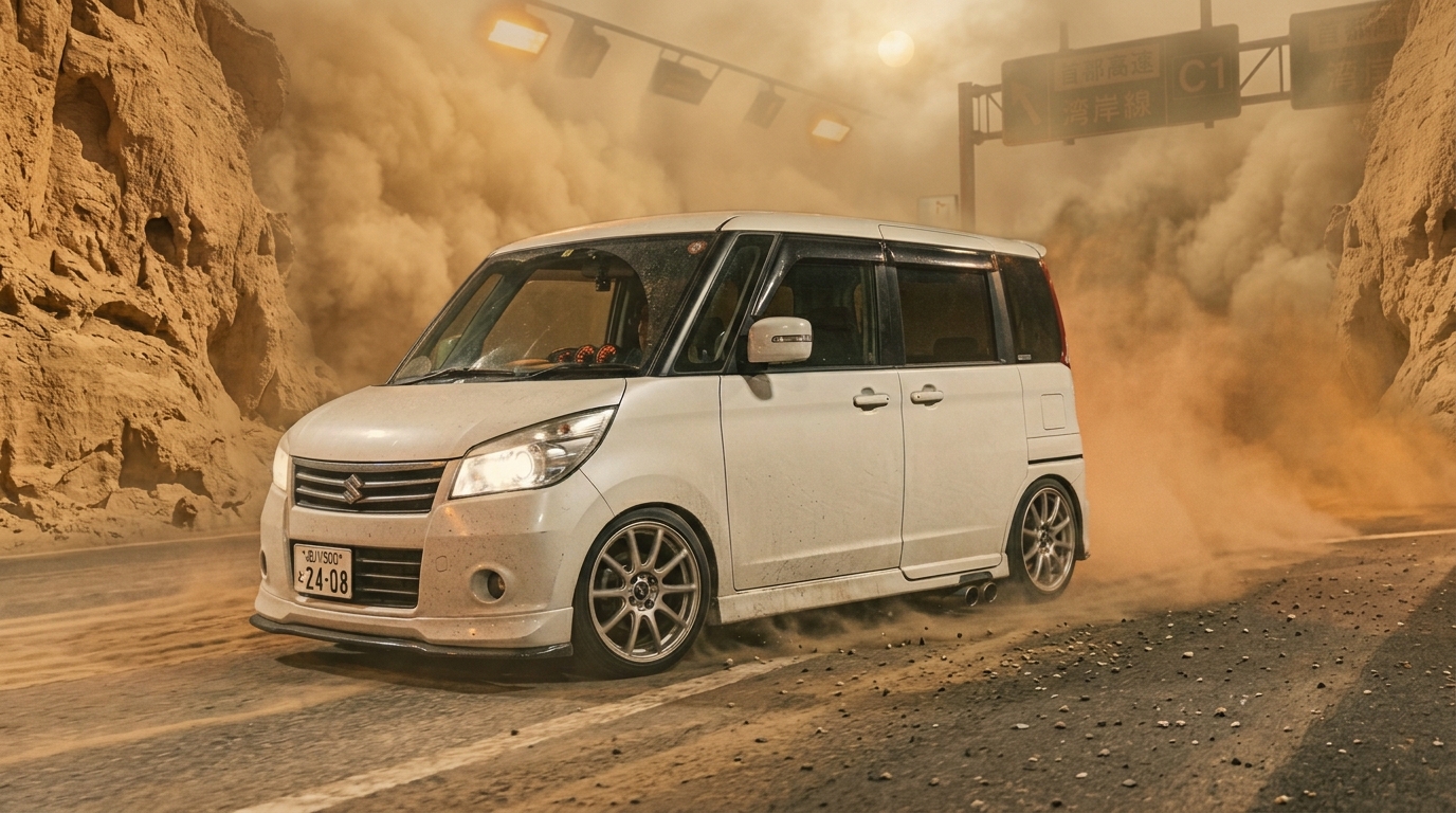 スズキ パレット(MK21S) ホイール・タイヤサイズ表｜純正〜インチアップ〜ツライチ スタンス限界