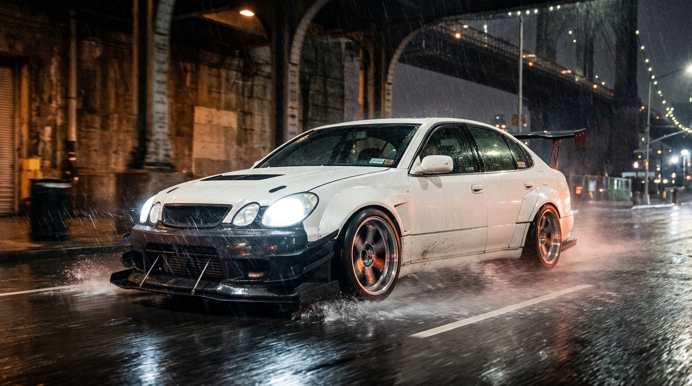 トヨタ アリスト(2代目/S160) ホイール・タイヤサイズ表｜純正〜インチアップ〜ツライチ スタンス限界