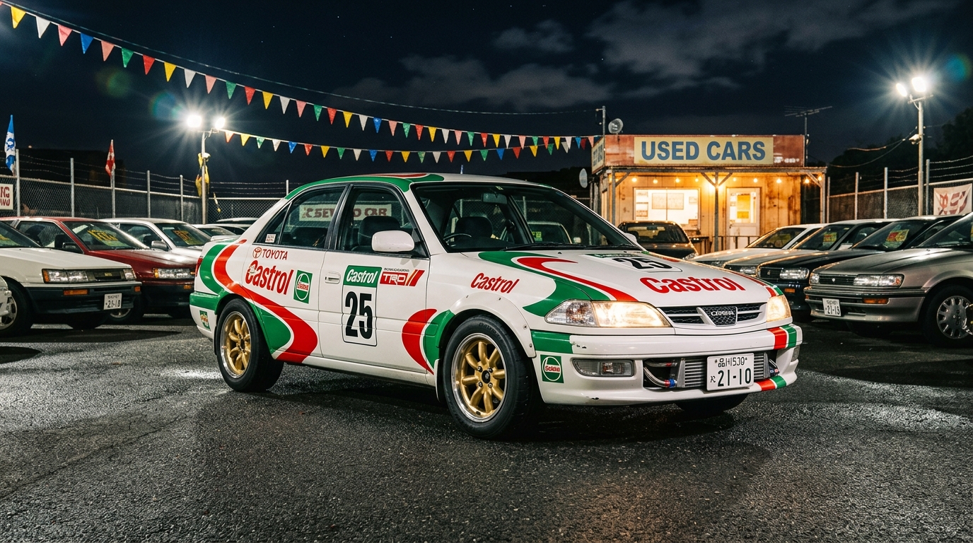 トヨタ カリーナ(T210) ホイール・タイヤサイズ表｜純正〜インチアップ〜ツライチ カルチャー