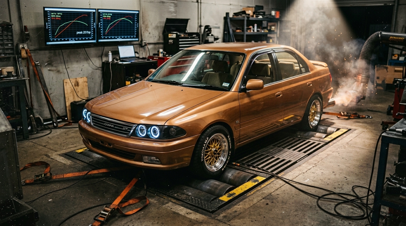 トヨタ カリーナ(T210) ホイール・タイヤサイズ表｜純正〜インチアップ〜ツライチ シネマティック