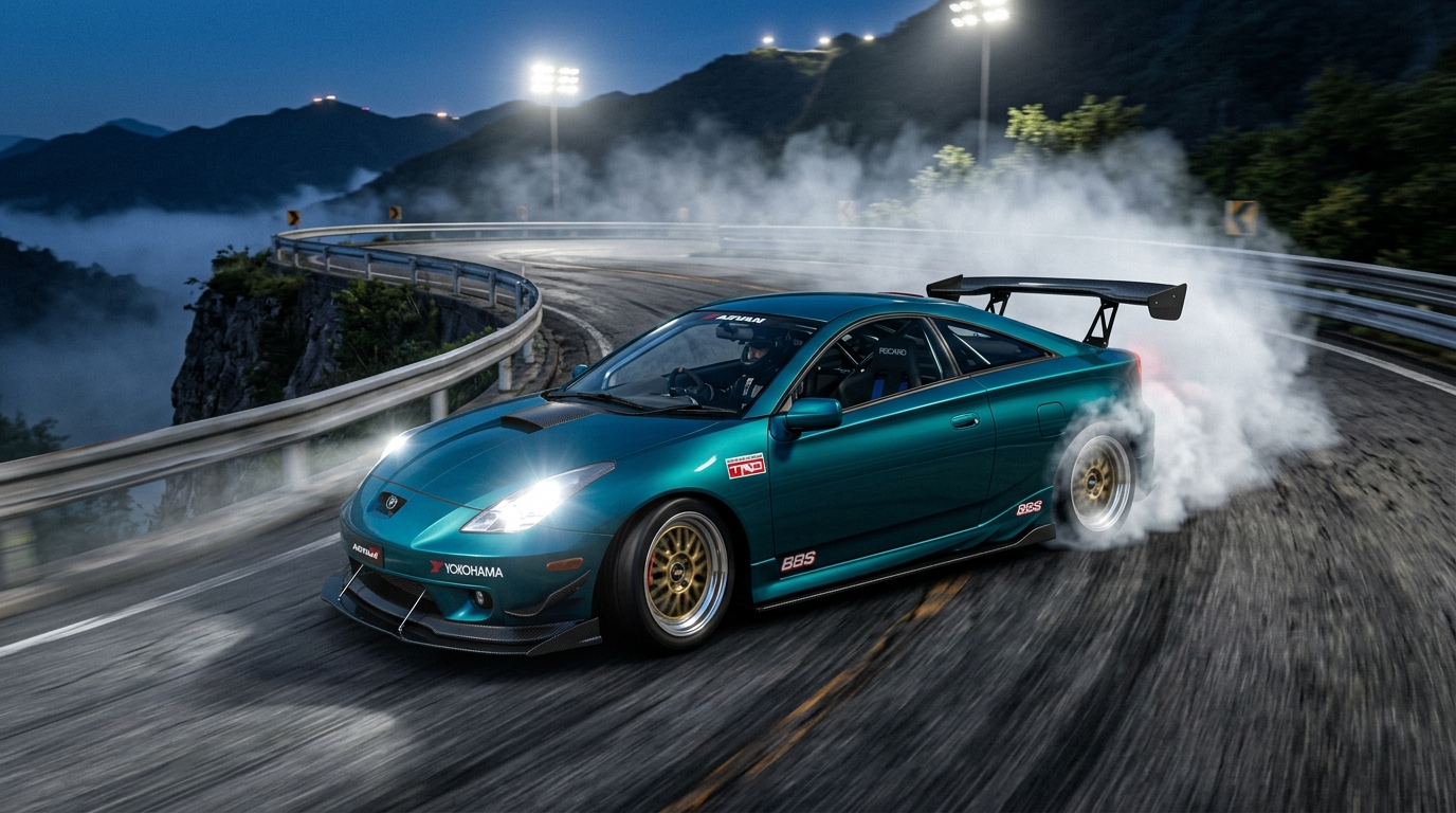 トヨタ セリカ(7代目/T230) ホイール・タイヤサイズ表｜純正〜インチアップ〜ツライチ スタンス限界