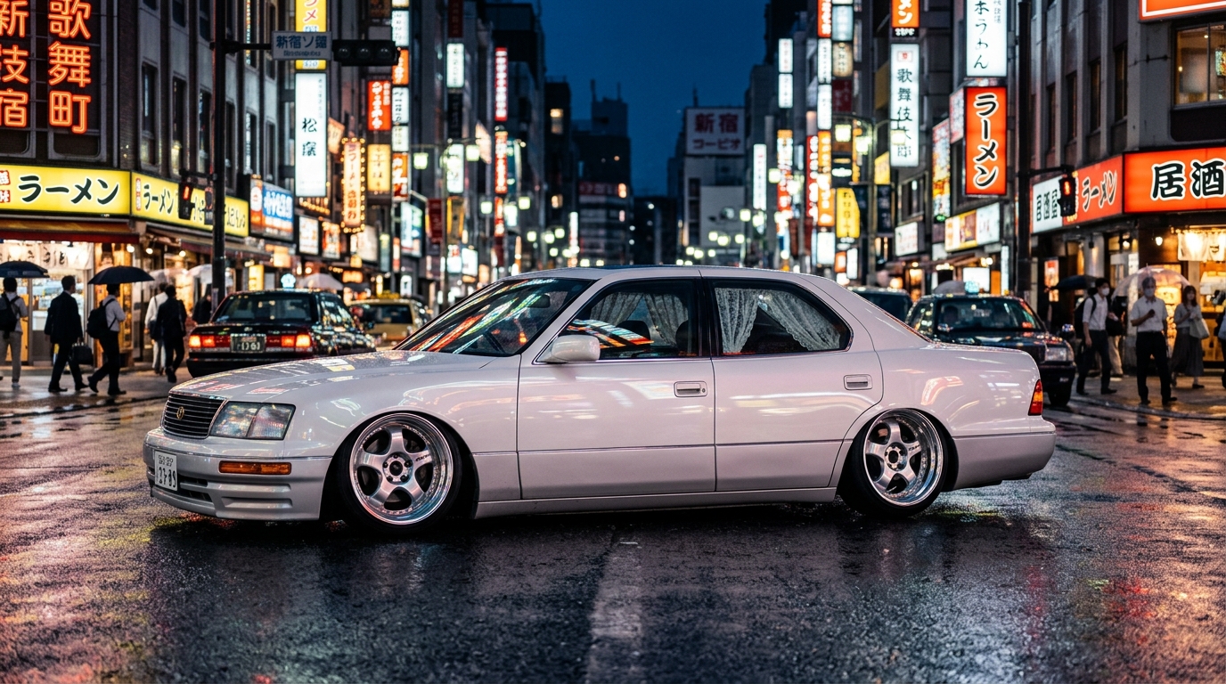 トヨタ セルシオ_初代_UCF10_1989-1994(UCF10/1989-1994) ホイール・タイヤサイズ表｜純正〜インチアップ〜ツライチ カルチャー