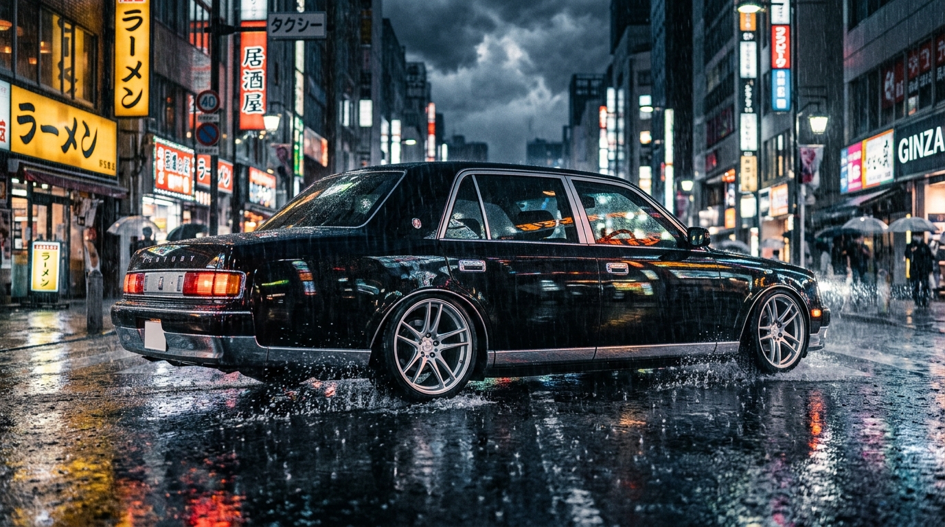 トヨタ センチュリー_2代目_G50_1997-2017(G50/1997-2017) ホイール・タイヤサイズ表｜純正〜インチアップ〜ツライチ スタンス限界