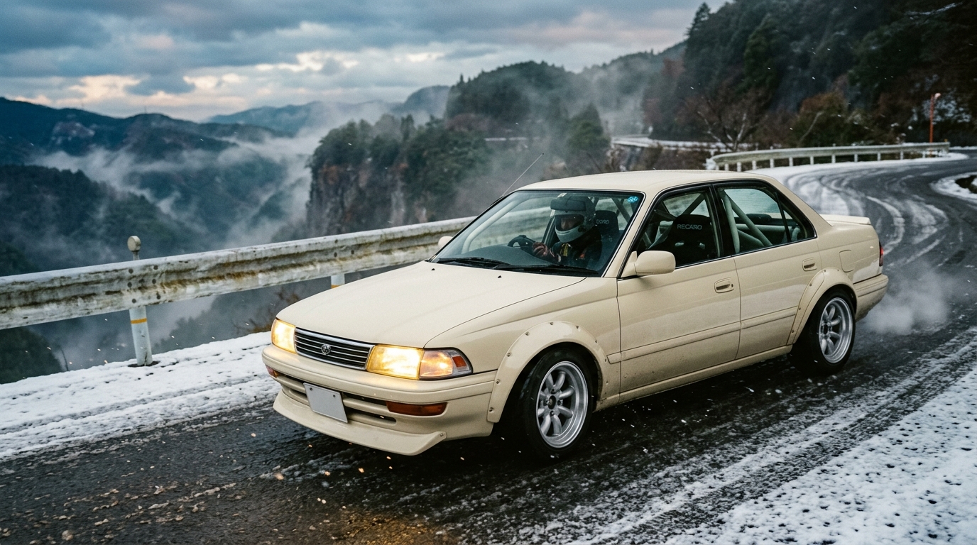 トヨタ コロナ(T190) ホイール・タイヤサイズ表｜純正〜インチアップ〜ツライチ シネマティック