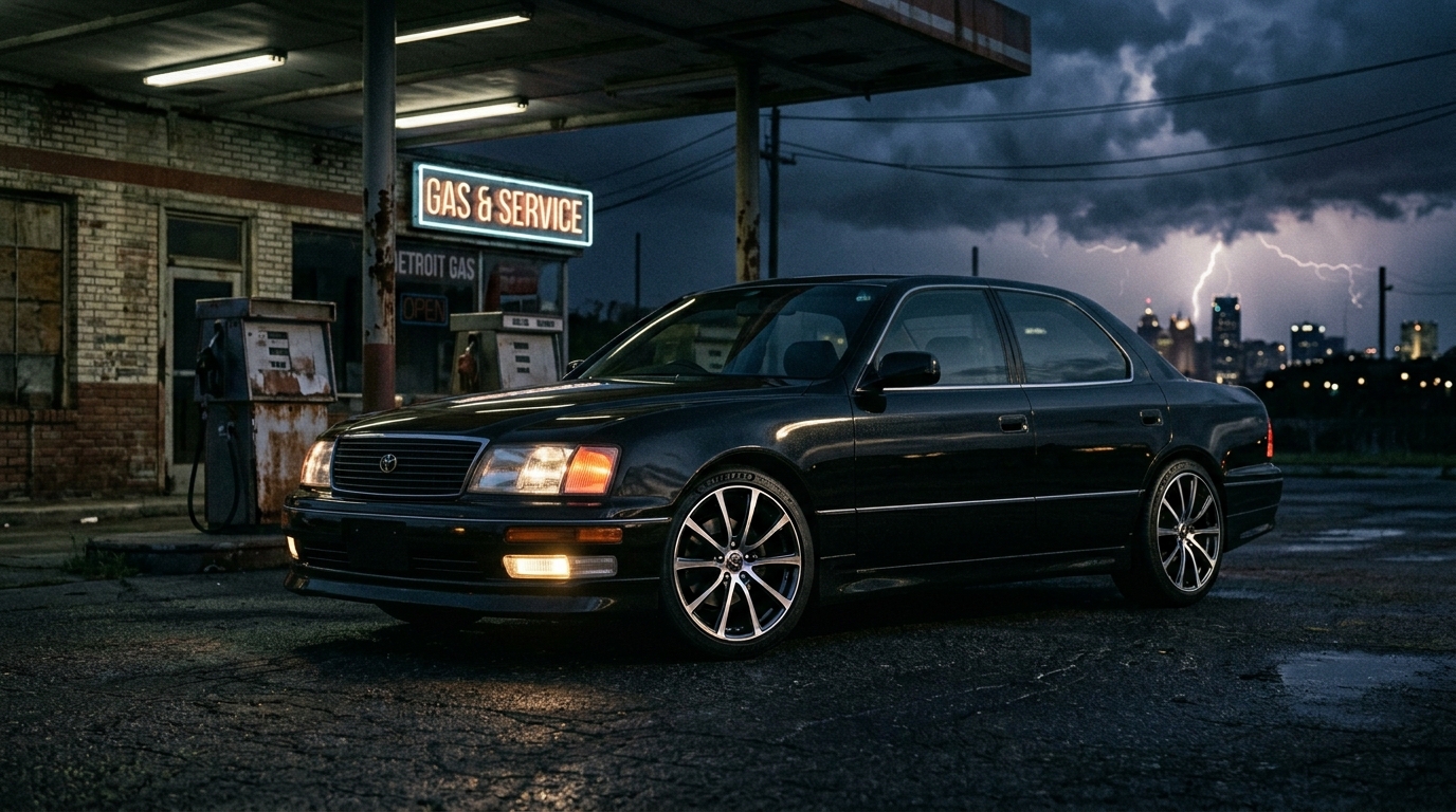 トヨタ クラウン (9代目 S140 91-95) 静粛で力強い足元の作法｜タイヤ＆ホイール【PCD 5×114.3】 シネマティック