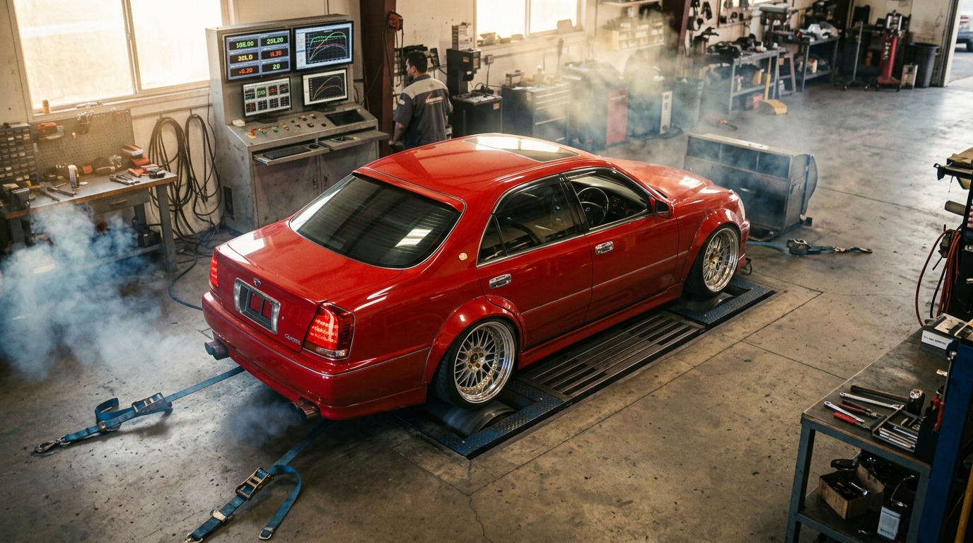 トヨタ クラウンマジェスタ(S170) ホイール・タイヤサイズ表｜純正〜インチアップ〜ツライチ スタンス限界