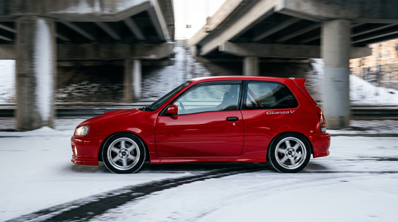 トヨタ スターレット_EP91_1996-1999(EP91/1996-1999) ホイール・タイヤサイズ表｜純正〜インチアップ〜ツライチ カルチャー