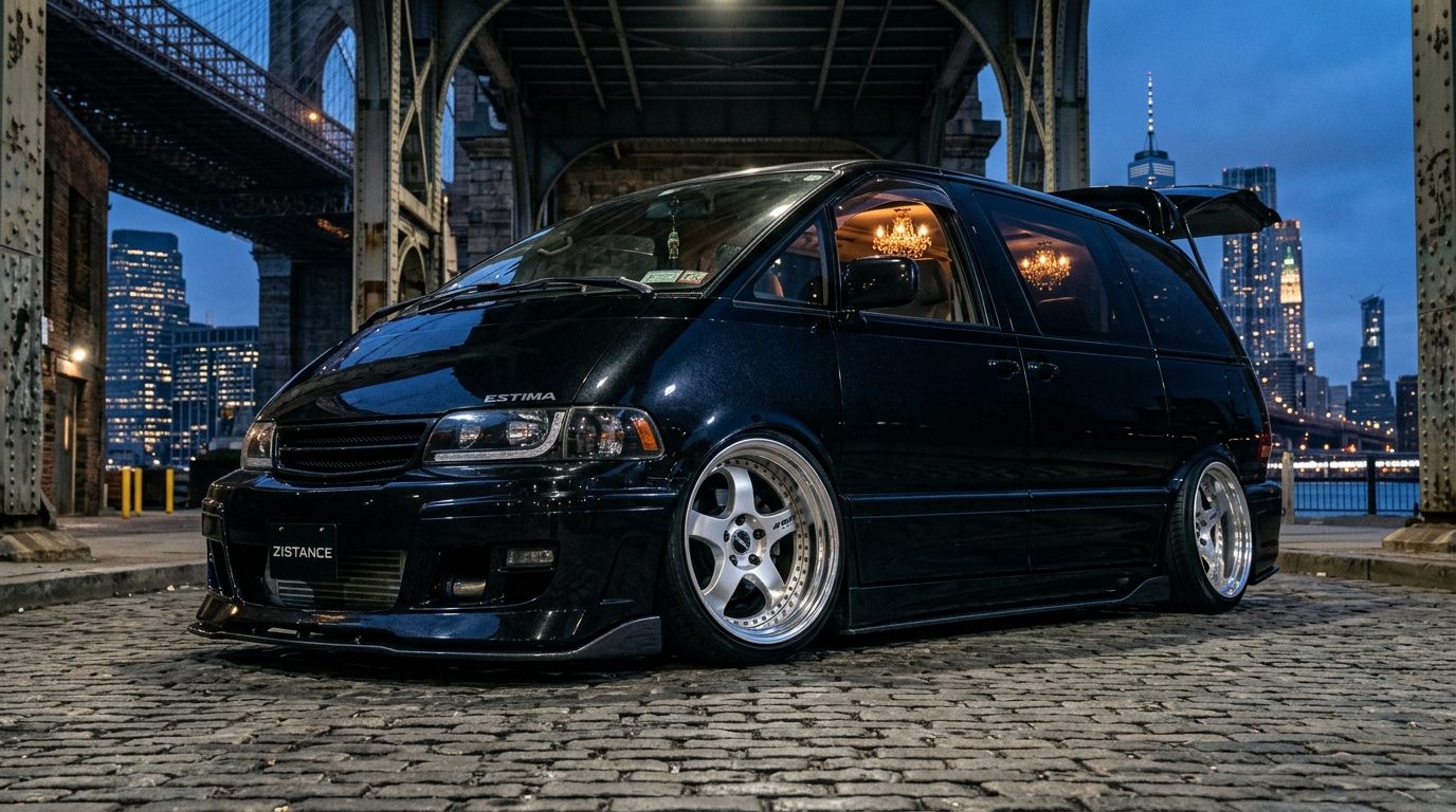 トヨタ エスティマ TCR(MCR10) ホイール・タイヤサイズ表｜純正〜インチアップ〜ツライチ スタンス限界